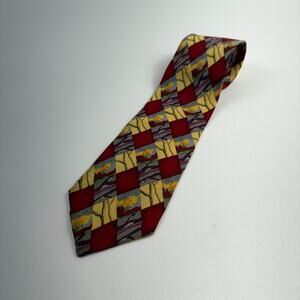J Garcia 100% Silk Soft Collection Multicolor Neck Tie NWOT